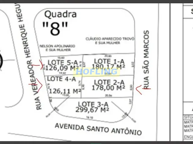 Terreno com 126m², à venda, no bairro Jardim Luciana em Santa Gertrudes