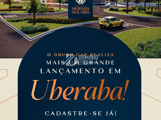 Terreno com 250m², à venda, no bairro Recreio dos Bandeirantes em Uberaba