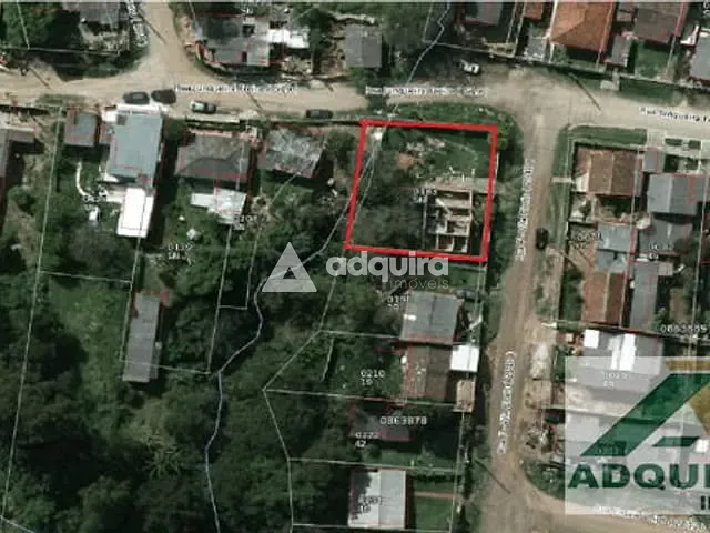 Terreno com 490m², à venda, no bairro Uvaranas em Ponta Grossa