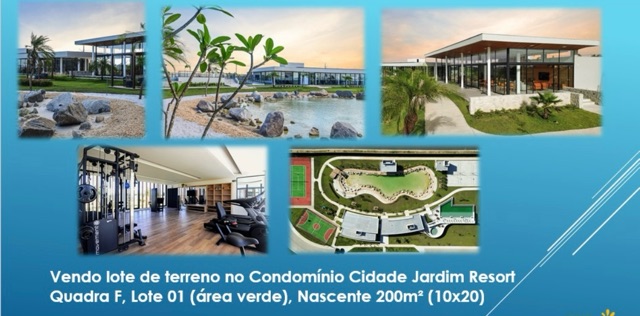 Terreno com 200m², à venda, no bairro Cidade Jardim Resort em Campos dos Goytacazes