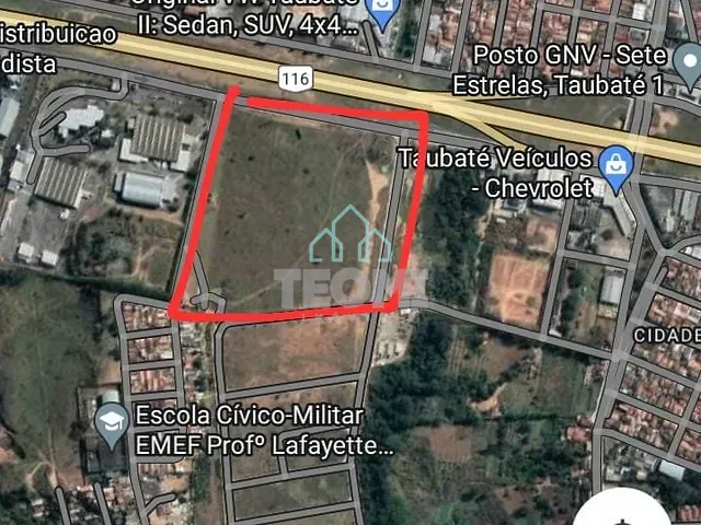 Terreno com 80000m², à venda, no bairro Terra Nova em Taubaté