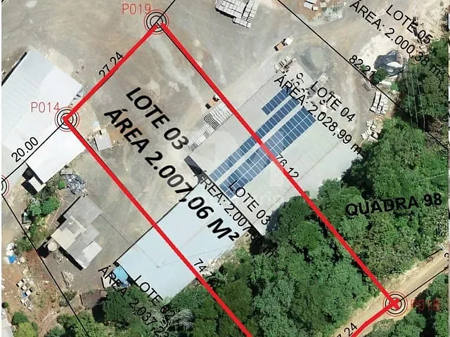 Terreno com 2007m², à venda, no bairro TREVO em Cordilheira Alta