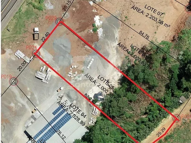 Terreno com 2000m², à venda, no bairro TREVO em Cordilheira Alta