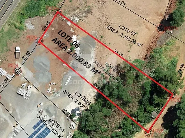 Terreno com 2001m², à venda, no bairro TREVO em Cordilheira Alta