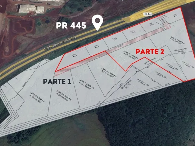 Foto do Terreno - Terreno à venda, 148000 m² por R$ 12.000.000,00 - Conjunto Habitacional Jamile Dequech - Londrina/PR | CRV Imobiliária