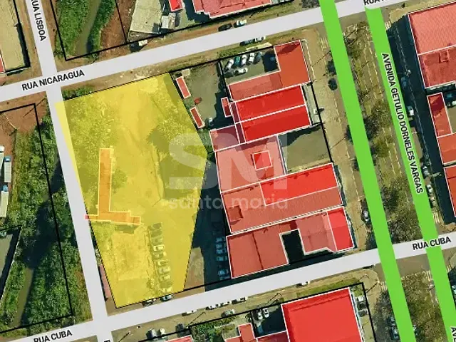 Terreno com 3209m², à venda, no bairro Líder em Chapecó