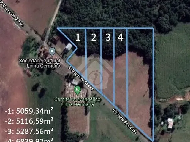 Terreno com 1m², à venda, no bairro Linha Germano em Teutônia