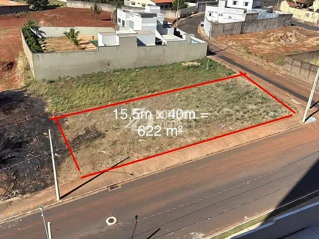 Terreno com 622m², à venda, no bairro Parque do Mirante em Uberaba