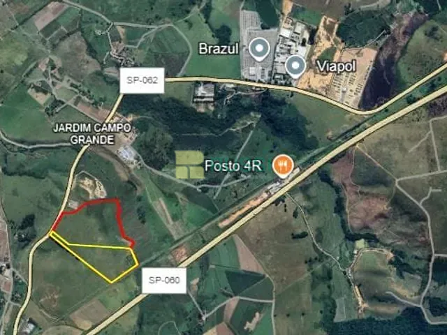 Terreno com 242800m², à venda, no bairro Jardim Campo Grande em Caçapava