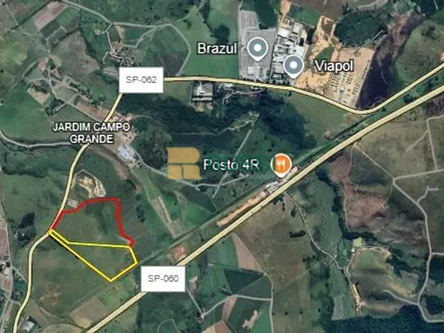 Terreno com 242800m², à venda, no bairro Jardim Campo Grande em Caçapava