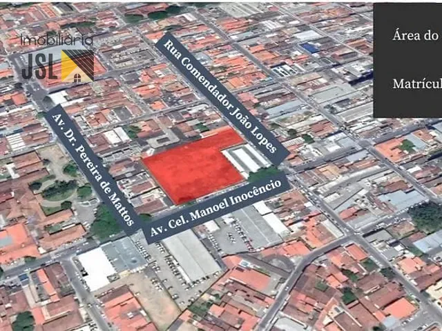 Terreno com 5403m², à venda, no bairro Centro em Caçapava