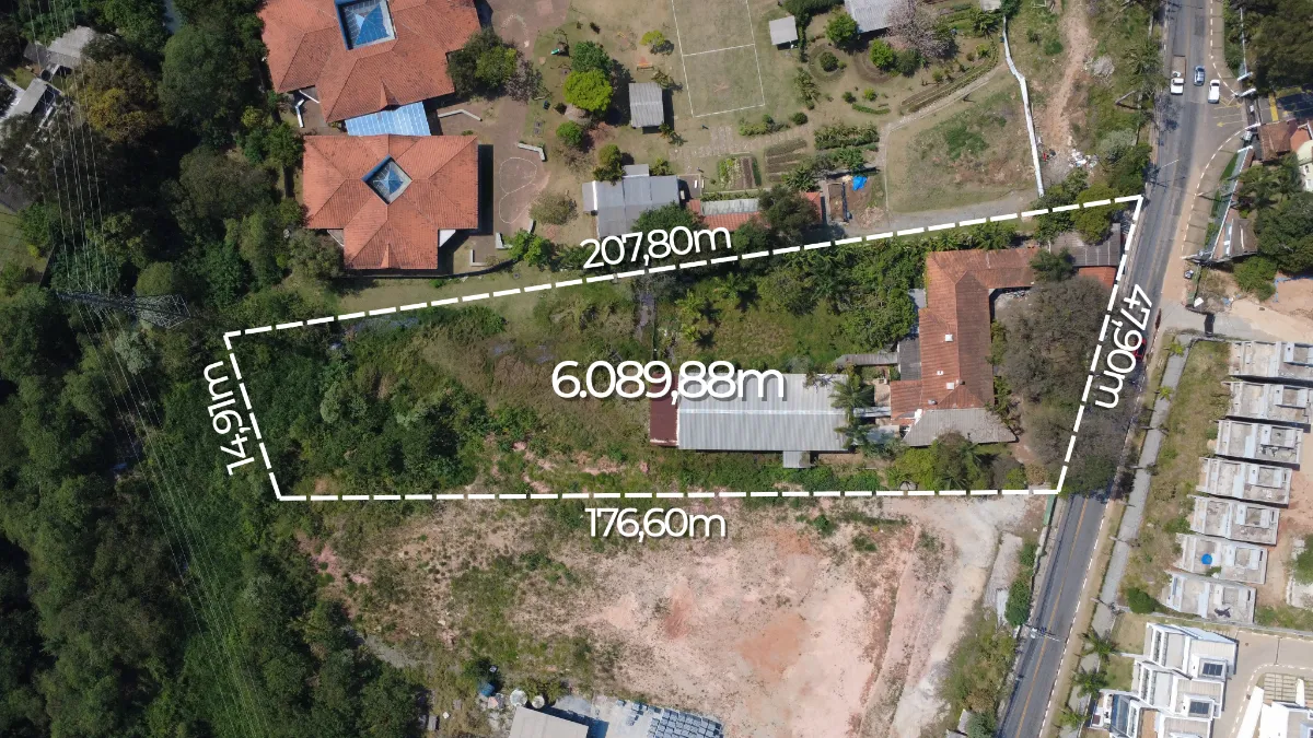 Terreno comercial para venda em Vila de São Fernando, 6,089m²
