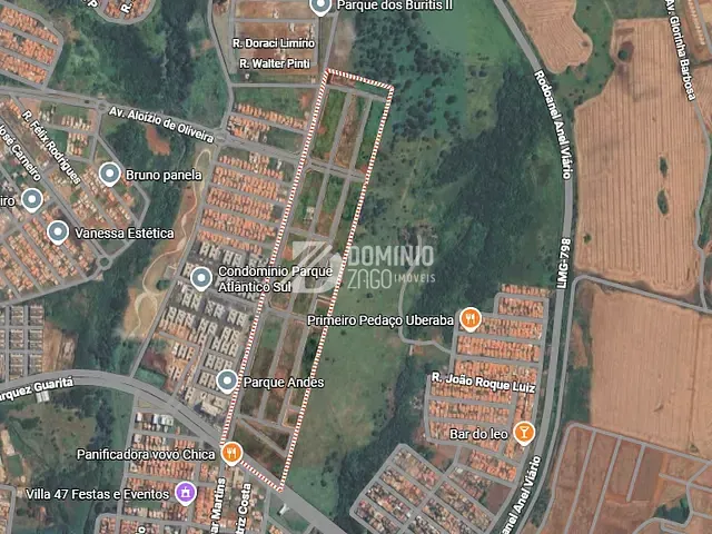 Terreno com 200m², à venda, no bairro Loteamento Reynaldo Mendes em Uberaba