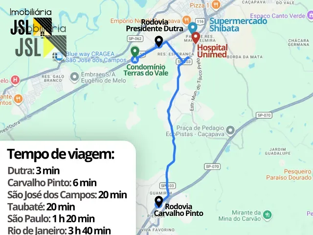 Terreno com 300m², à venda, no bairro Condomínio Terras do Vale em Caçapava