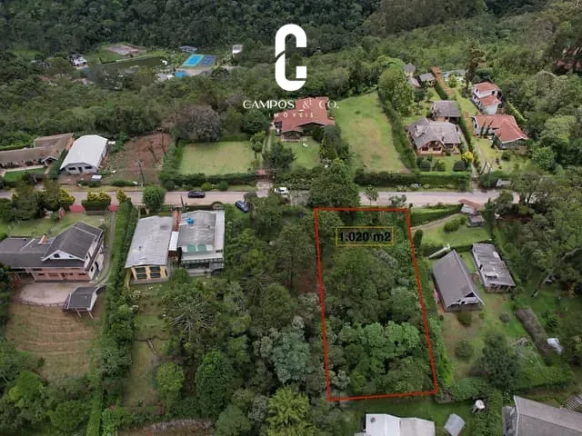 Terreno com 1020m², à venda, no bairro Vila Natal em Campos do Jordão
