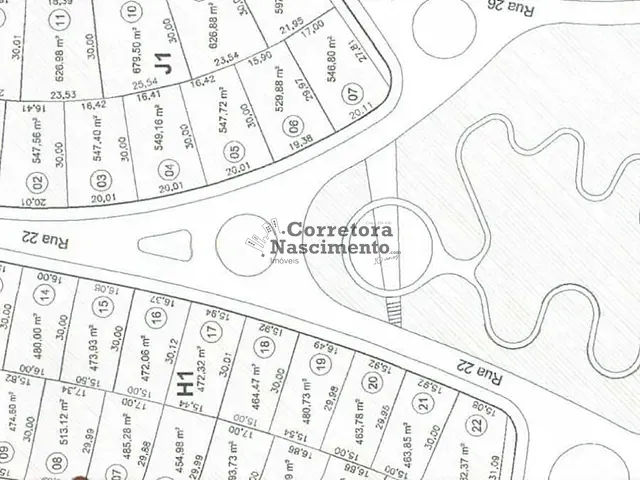 Terreno com 513m², à venda, no bairro Condomínio Residencial Alphaville em São José dos Campos