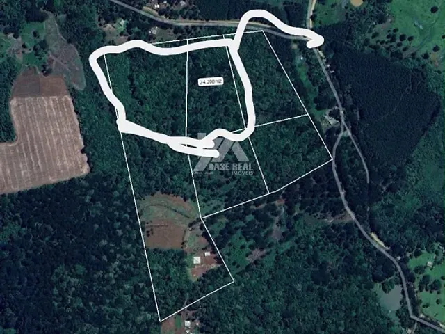 Terreno com 24200m², à venda, no bairro Quinhão  em Guairaçá