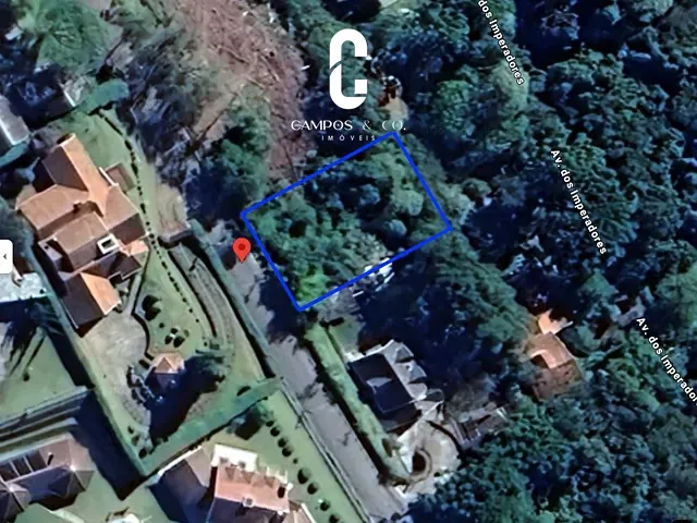 Terreno com 1008m², à venda, no bairro Alto do Capivari em Campos do Jordão
