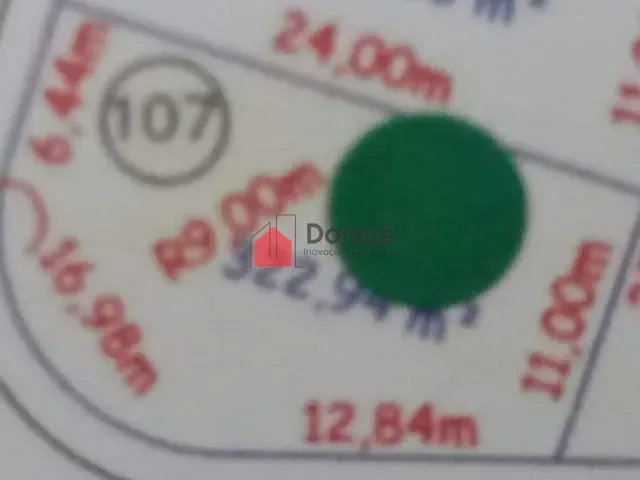 Terreno com 323m², à venda, no bairro Parque das Nações em Pindamonhangaba