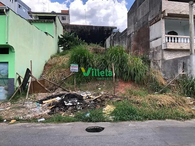 Terreno com 250m², à venda, no bairro Parque Residencial Scaffid em Itaquaquecetuba