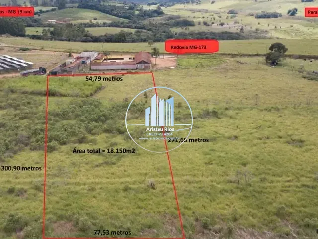 Terreno com 18150m², à venda, no bairro Zona Rural em Paraisópolis