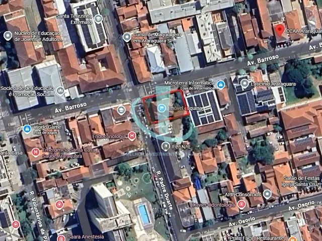 Terreno com 588m², para alugar, no bairro Centro em Araraquara