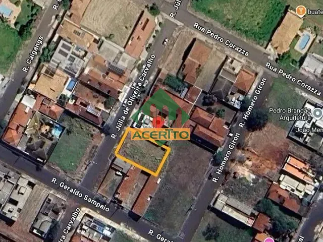 Terreno com 264m², à venda, no bairro Jardim Nova Yorque em Araçatuba