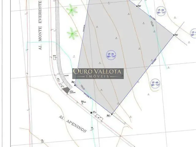 Terreno com 664m², à venda, no bairro Quintas do Ingaí em Santana de Parnaíba
