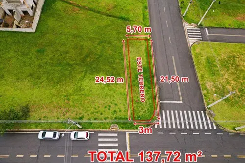 Terreno residencial para venda em Jardim Atalaia, 137m²