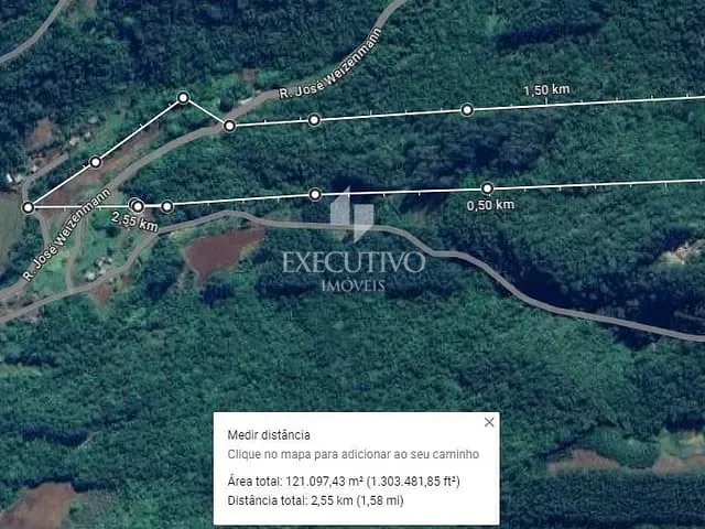 Terreno com 121000m², à venda, no bairro Centro em Travesseiro