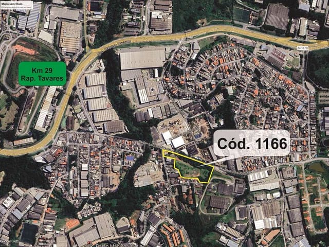 Terreno com 16537m², à venda, no bairro Parque Alexandre em Cotia