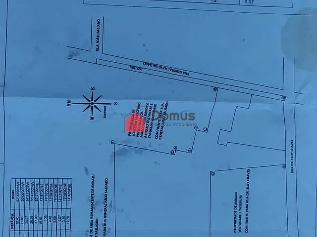 Terreno com 1341m², à venda, no bairro Tabaú em Pindamonhangaba