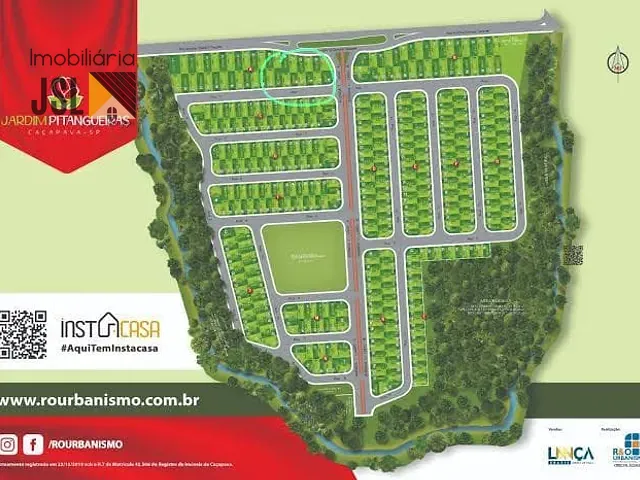 Terreno com 180m², à venda, no bairro Vila Menino Jesus em Caçapava