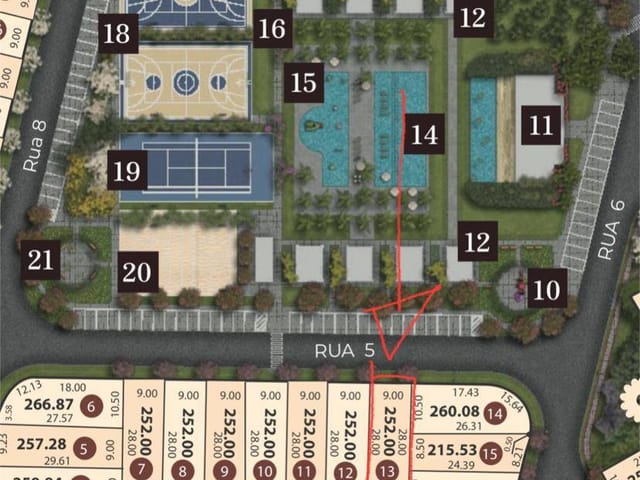 Terreno com 252m², à venda, no bairro Nossa Senhora Aparecida em Paulínia