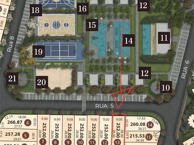 Terreno com 252m², à venda, no bairro Nossa Senhora Aparecida em Paulínia