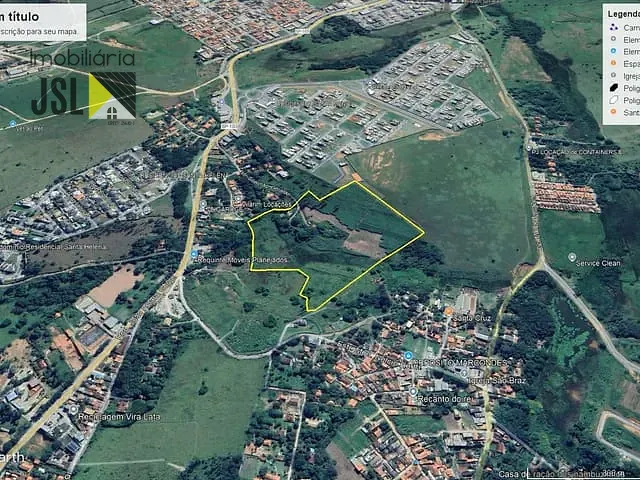 Terreno com 95300m², à venda, no bairro Sapé I em Caçapava