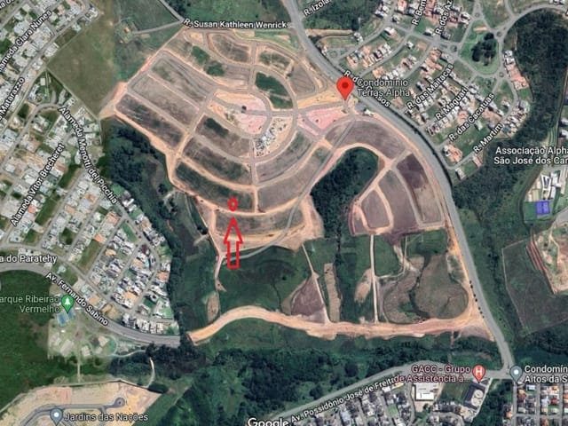 Foto do Terreno - Terreno à venda, 332 m² por R$ 620.000,00 - Condomínio Terras Alpha - São José dos Campos/SP | RUSSI IMÓVEIS