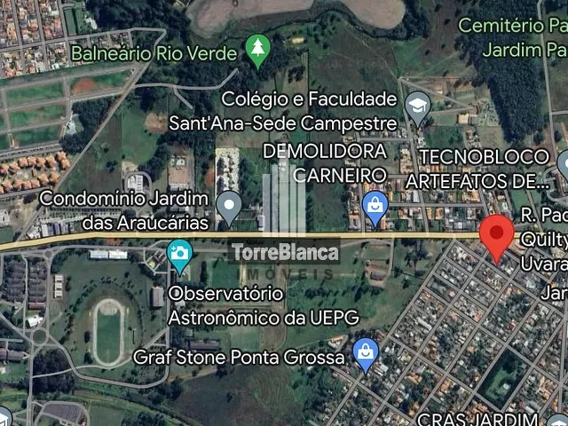 Terreno com 450m², à venda, no bairro Uvaranas em Ponta Grossa