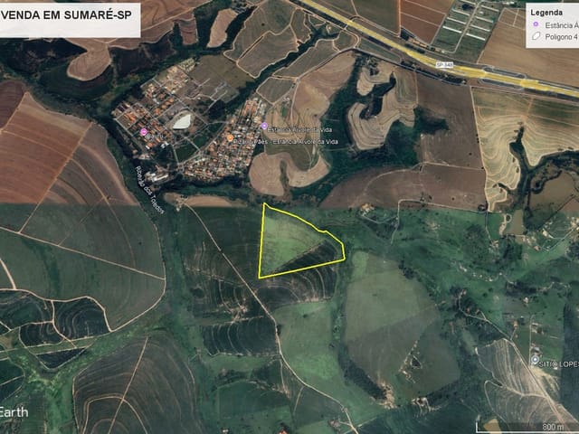Terreno com 145979m², à venda, no bairro Cruzeiro do Sul em Sumaré