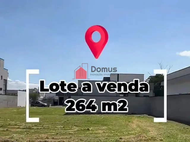Terreno com 264m², à venda, no bairro Parque das Nações em Pindamonhangaba