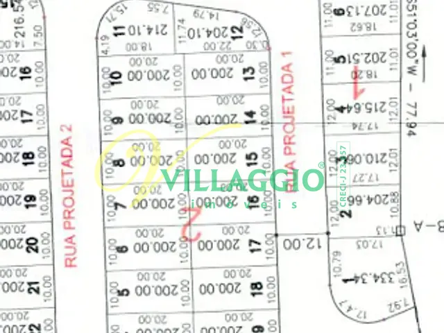Terreno com 204m², à venda, no bairro Residencial Vila Verde em São José do Rio Preto