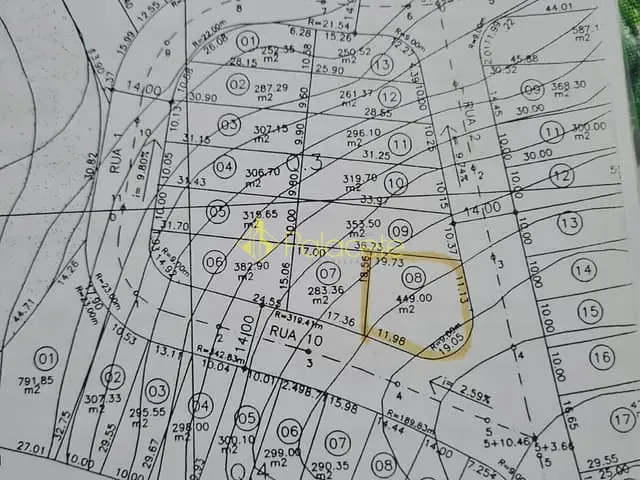 Terreno com 449m², à venda, no bairro Vitória Vale II em Pindamonhangaba