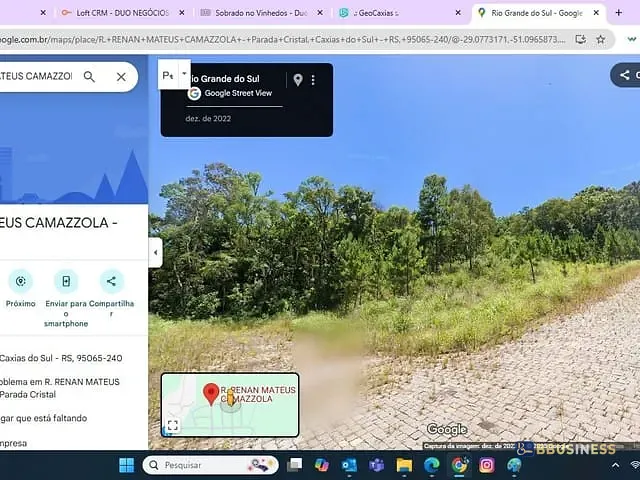 Terreno com 300m², à venda, no bairro Parada Cristal em Caxias do Sul