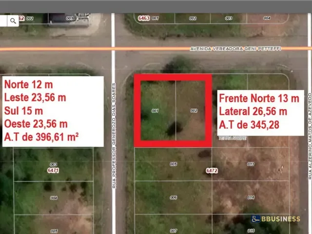Terreno com 397m², à venda, no bairro São Virgílio em Caxias do Sul