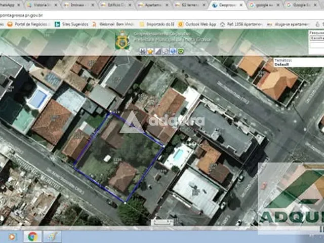 Terreno com 1100m², à venda, no bairro Jardim Carvalho em Ponta Grossa