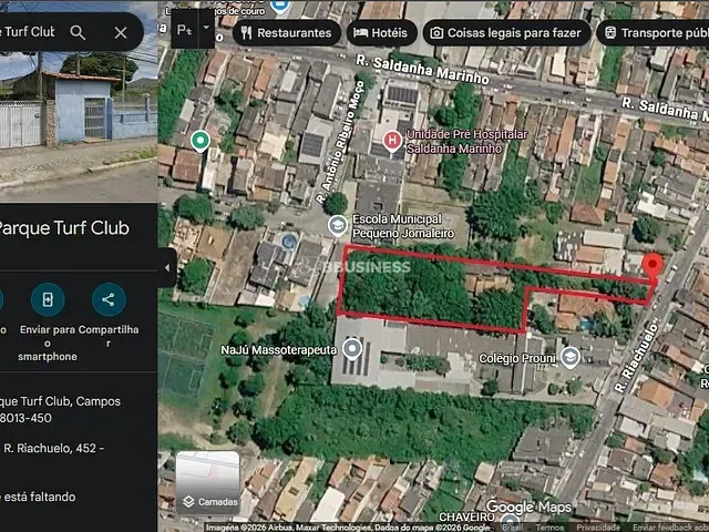 Terreno com 4560m², à venda, no bairro Parque Turf Club em Campos dos Goytacazes