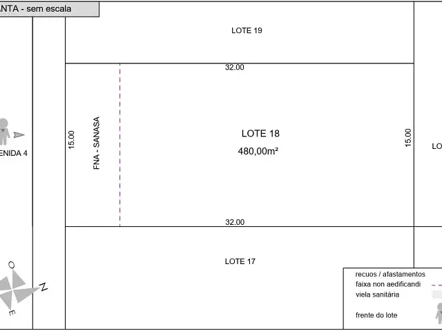 Terreno com 480m², à venda, no bairro Ville Sainte Anne em Campinas