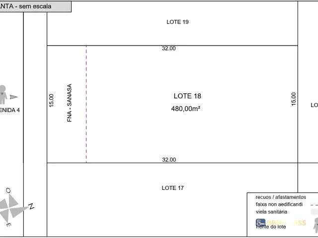 Terreno com 480m², à venda, no bairro Ville Sainte Anne em Campinas