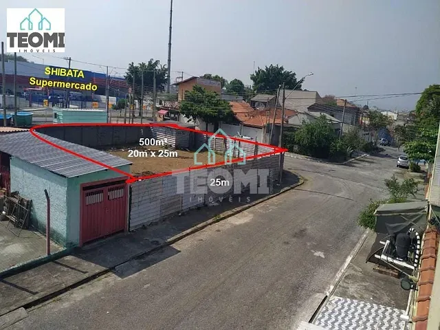 Terreno com 500m², para alugar, no bairro Parque Senhor do Bonfim em Taubaté
