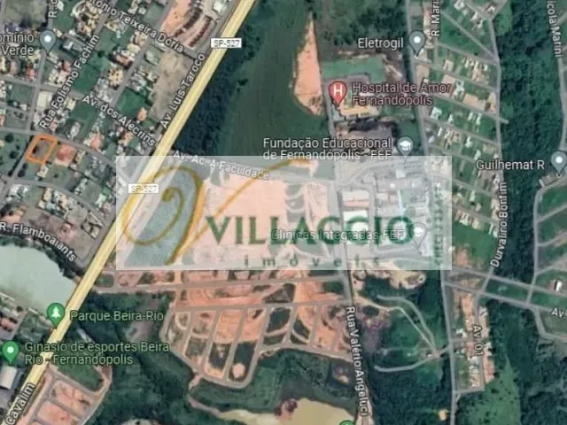 Terreno com 1112m², à venda, no bairro Residencial Terra Verde em Fernandópolis
